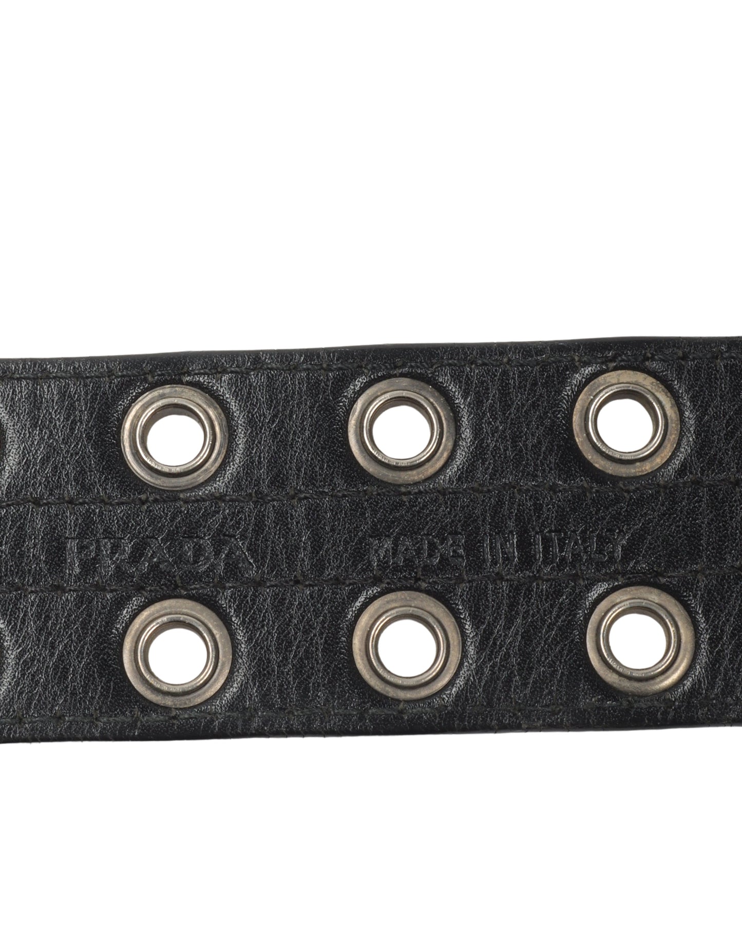 Leather Grommet Belt
