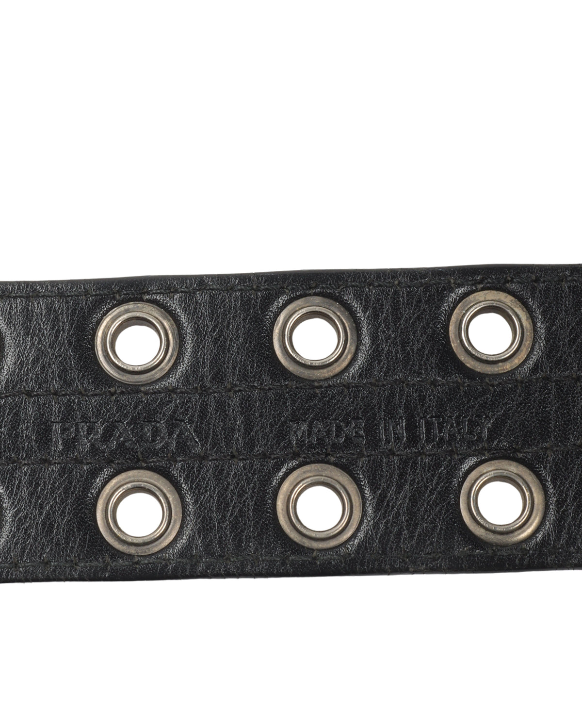 Leather Grommet Belt