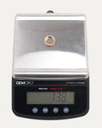 Gold and Diamond Star Band Ring