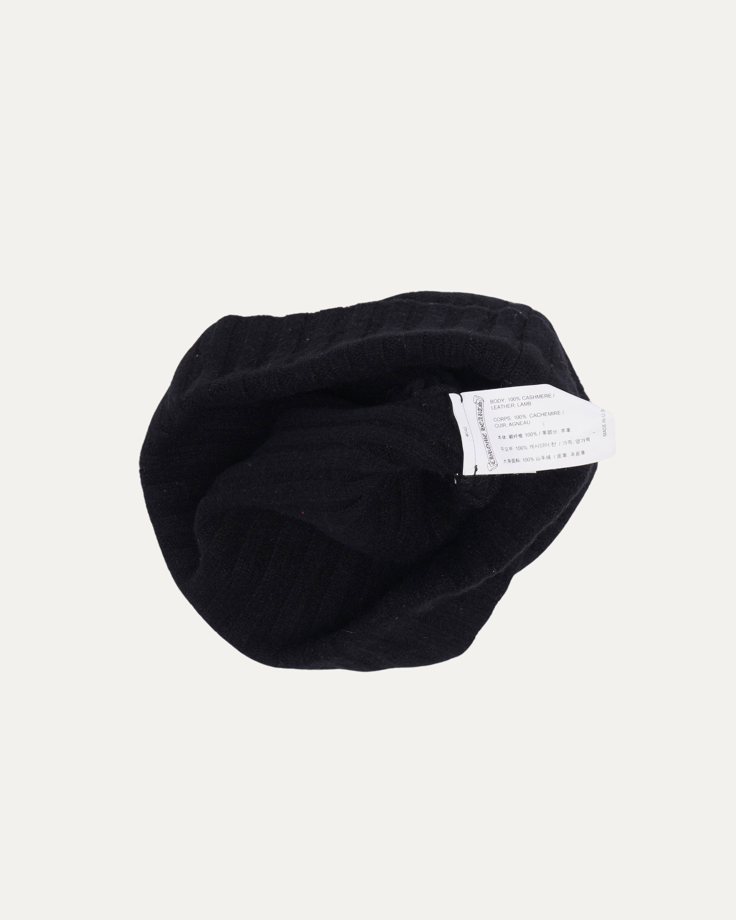 Cashmere Plus Cross Beanie