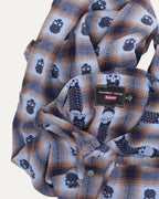 Number (N)Ine Hooded Flannel Shirt