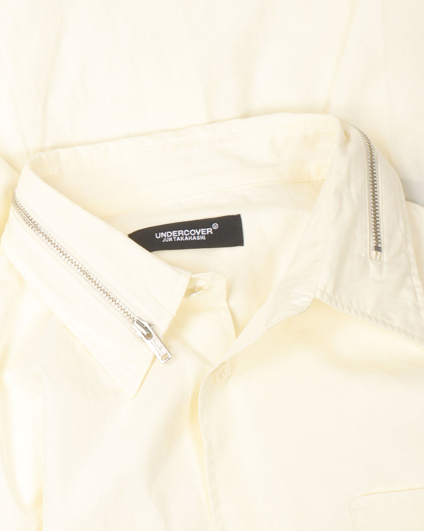 Cotton Zipper Detail Shirt