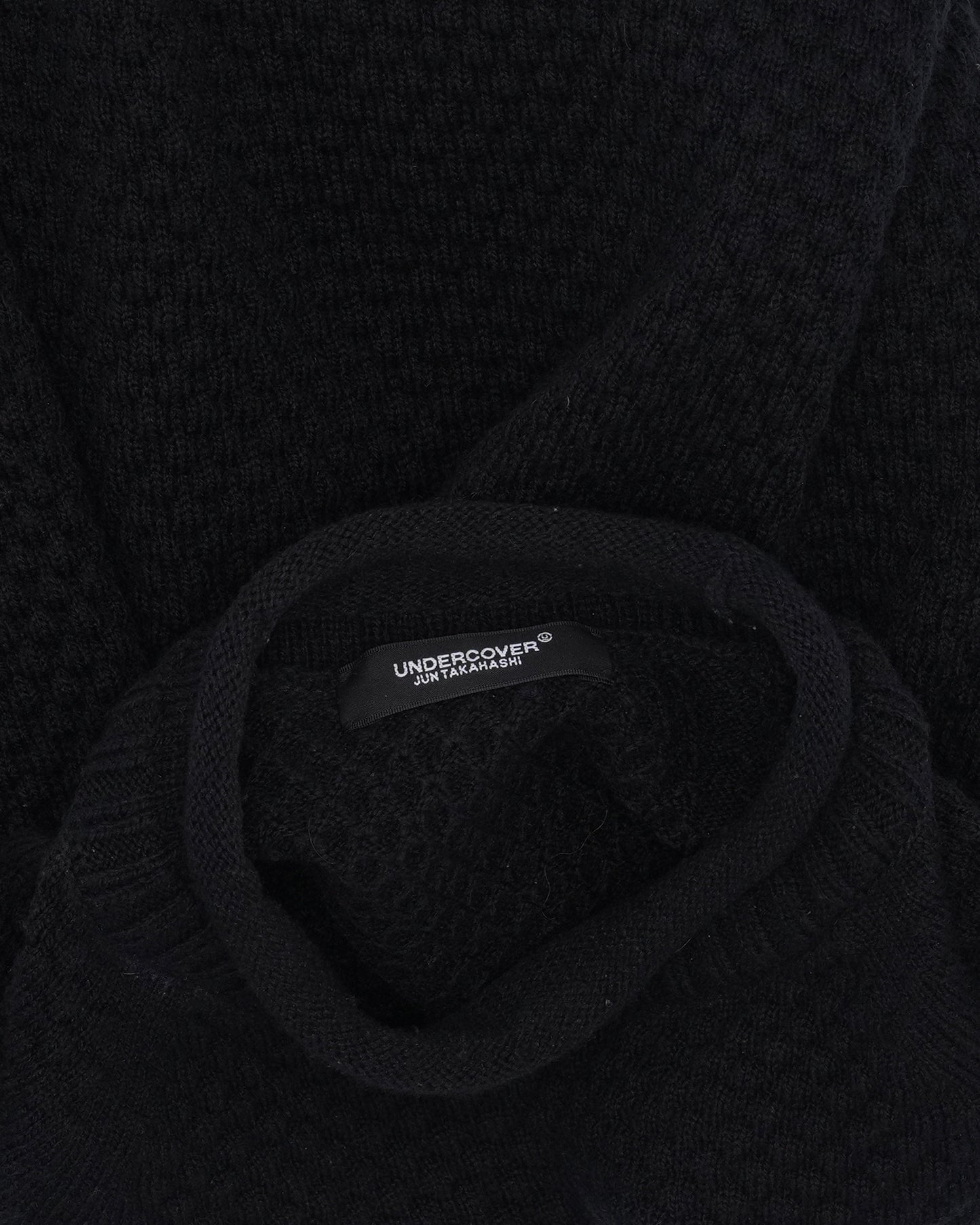 Waffle Knit Mock Neck Sweater