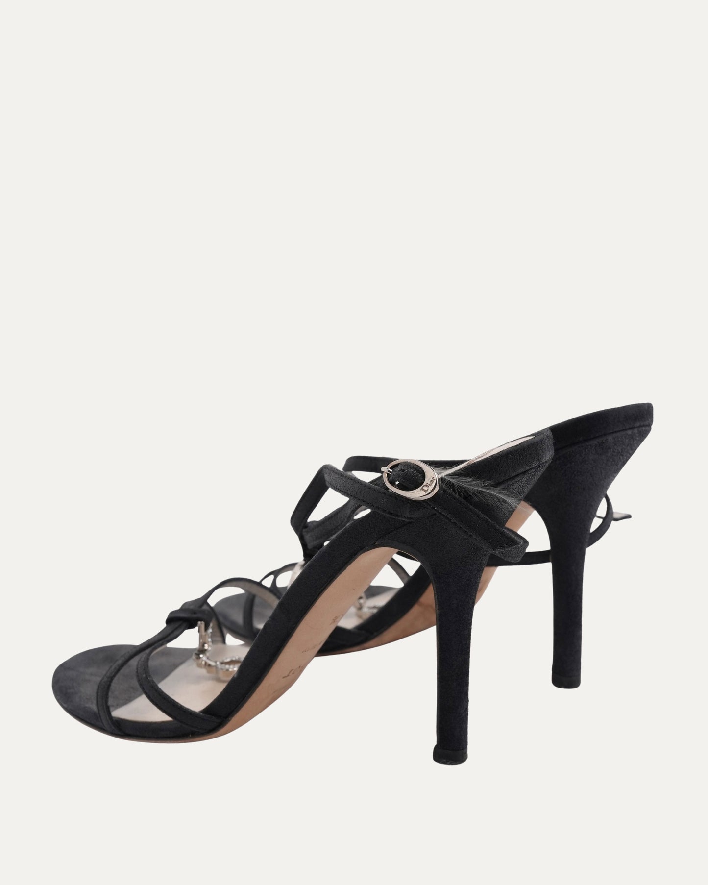 Rhinestone Spell Out Sandals