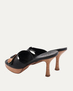 Clasp Heeled Sandal