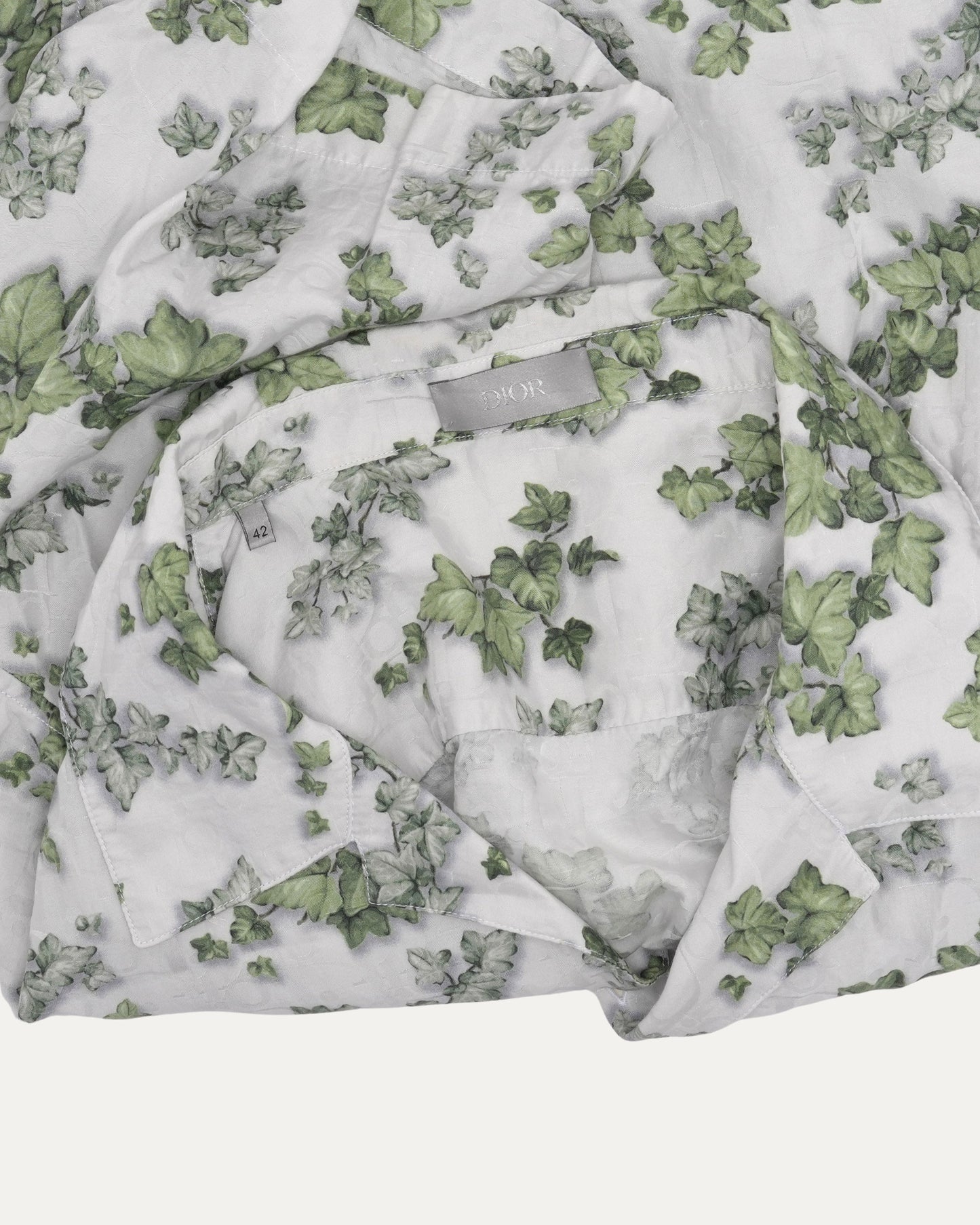 Amoako Boafo Oblique Leaf Short Sleeve Shirt