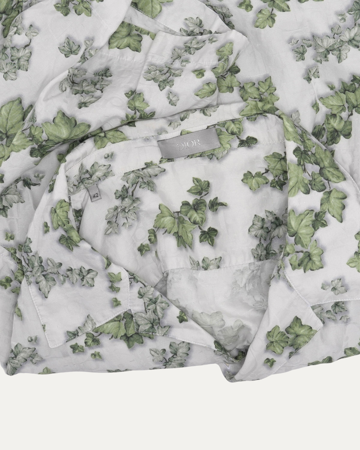 Amoako Boafo Oblique Leaf Short Sleeve Shirt