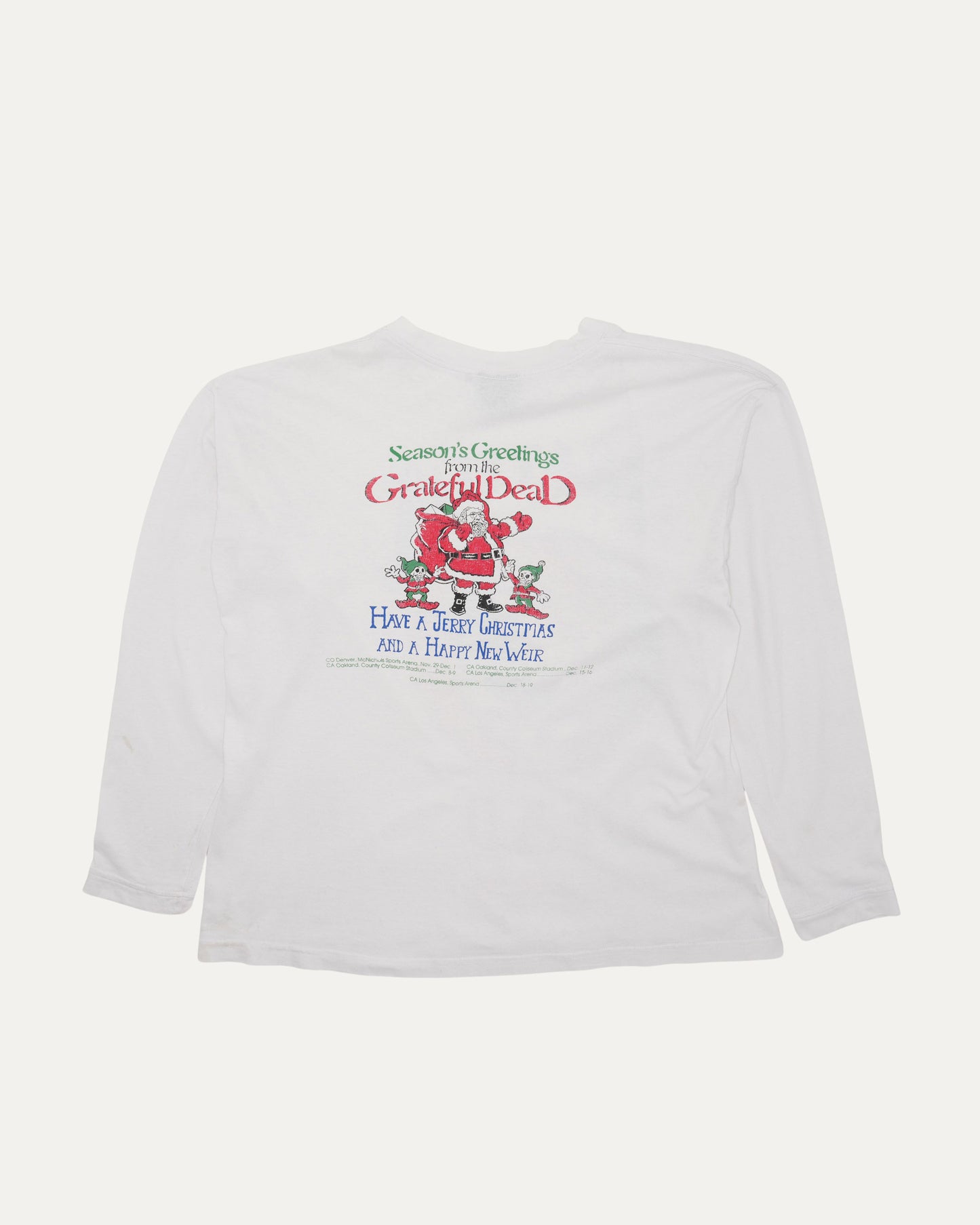 Grateful Dead 'It's Worth the Trip' Christmas 1994 T-Shirt
