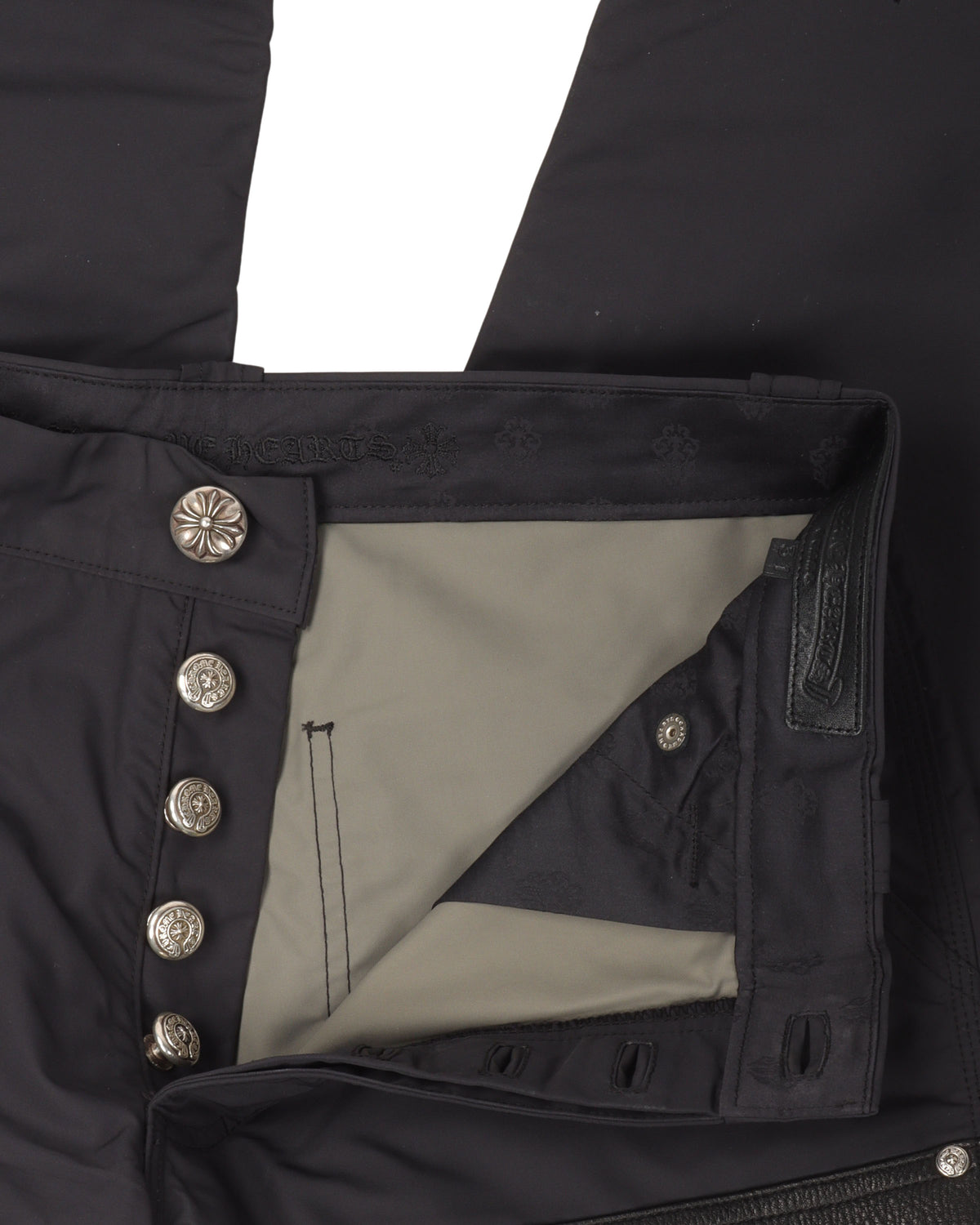 Leather Double Knee Nylon Carpenter Pants