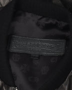 Quilted Leather Cross Patch Vest