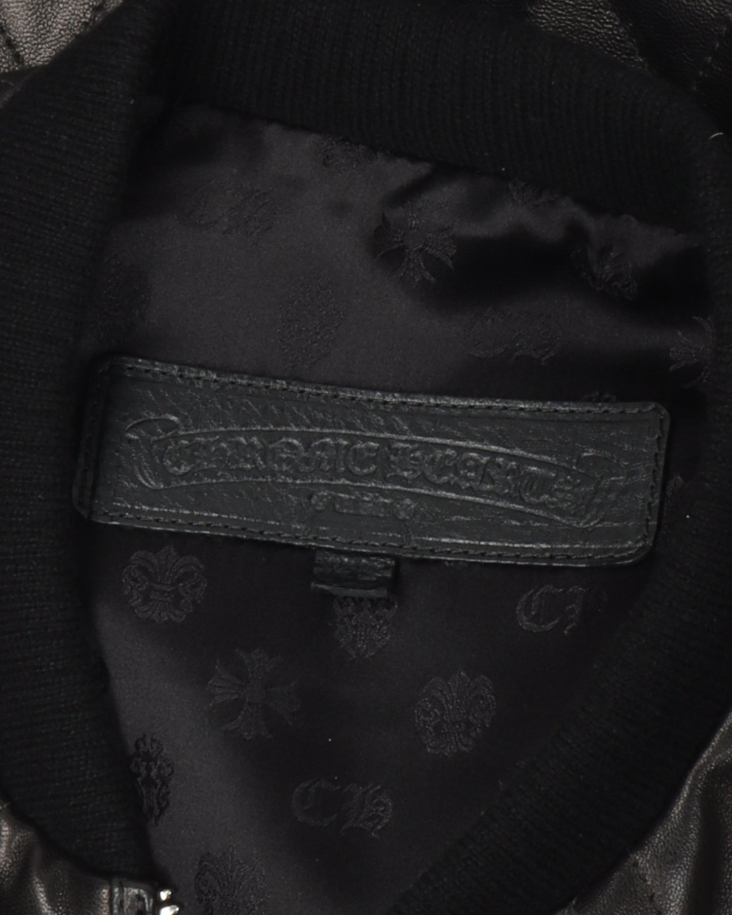 Quilted Leather Cross Patch Vest