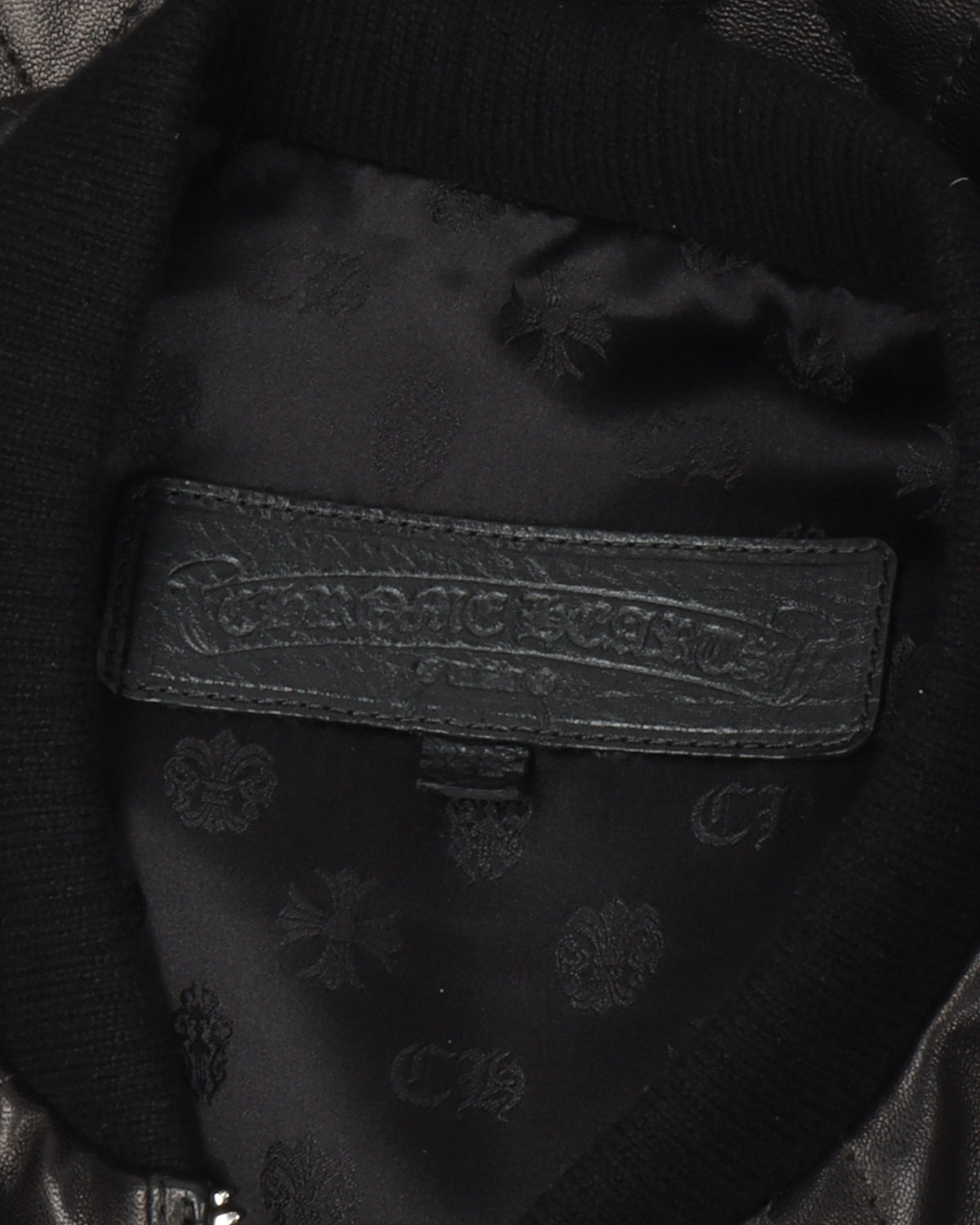 Quilted Leather Cross Patch Vest