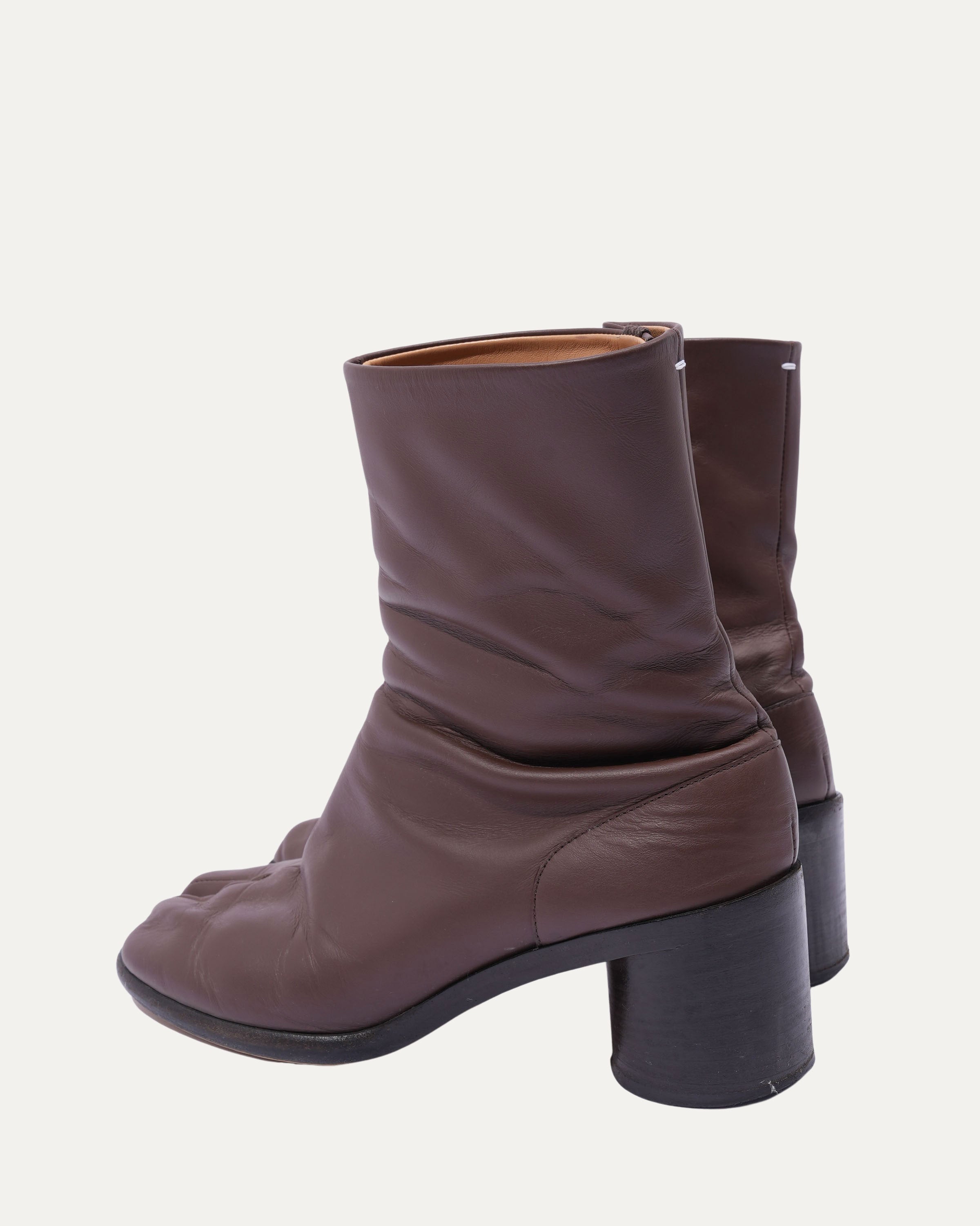 Tabi Leather Ankle Boots