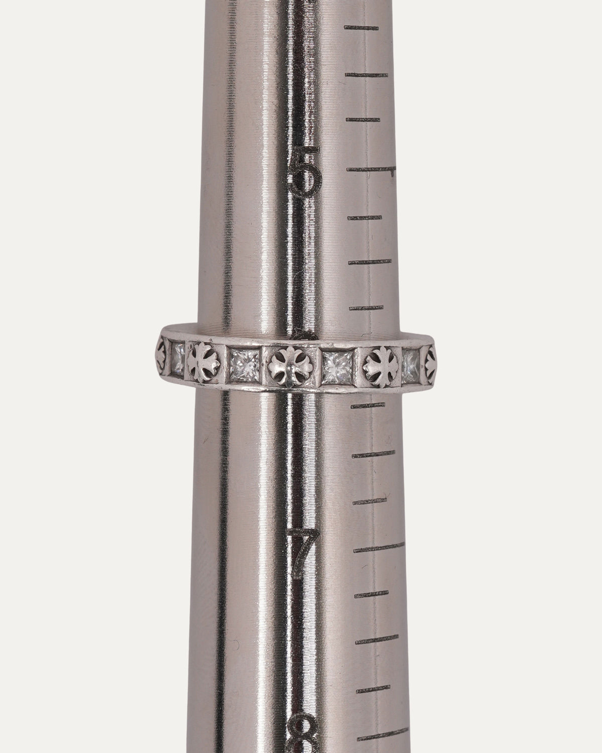 Diamond Plus Cross Square Ring