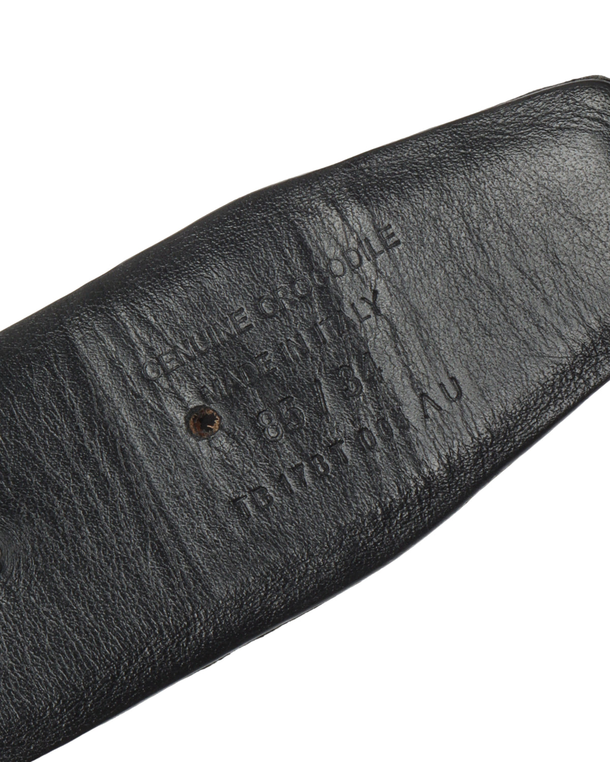 Crocodile Leather Belt