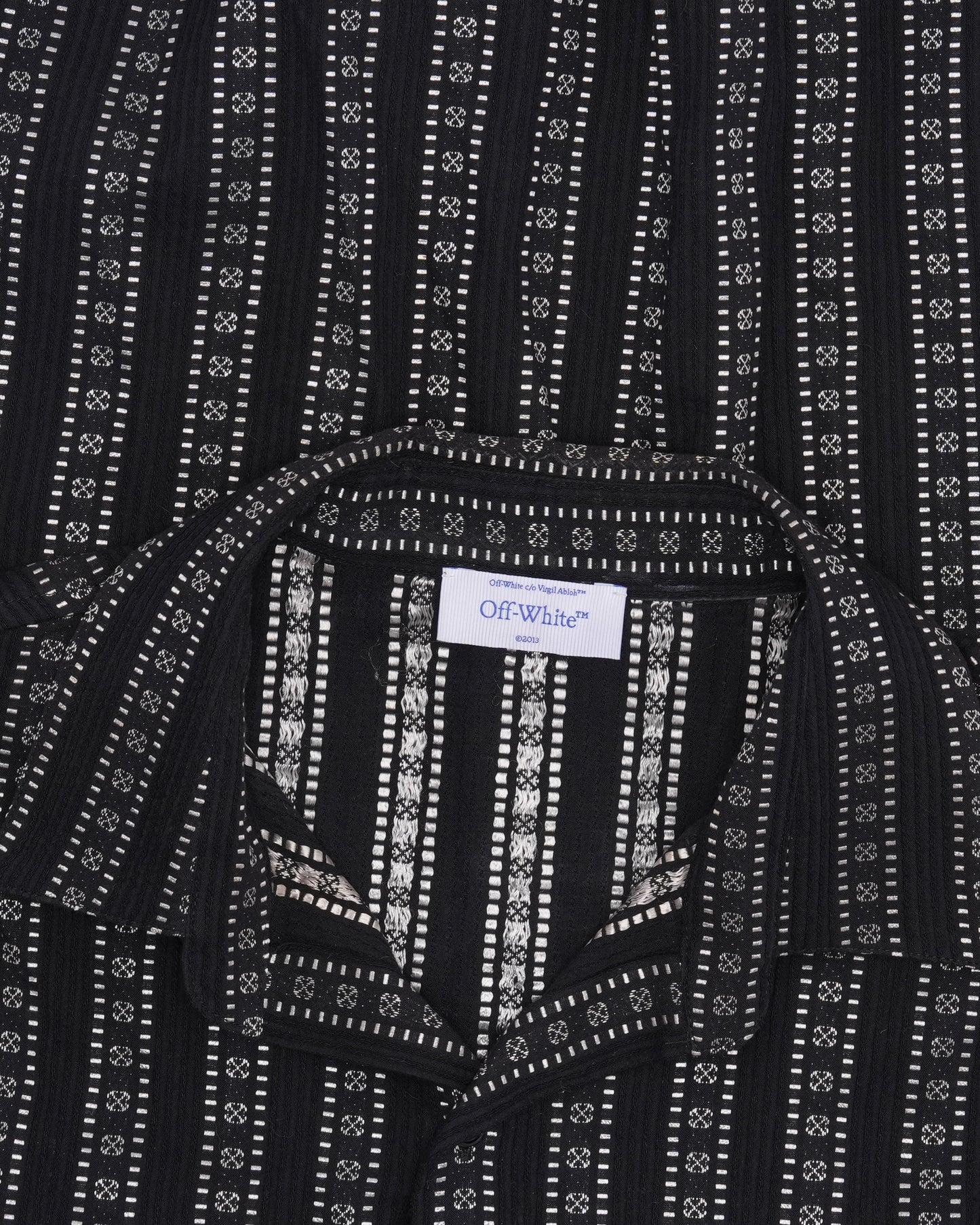 Arrows Striped Bowling Shirt