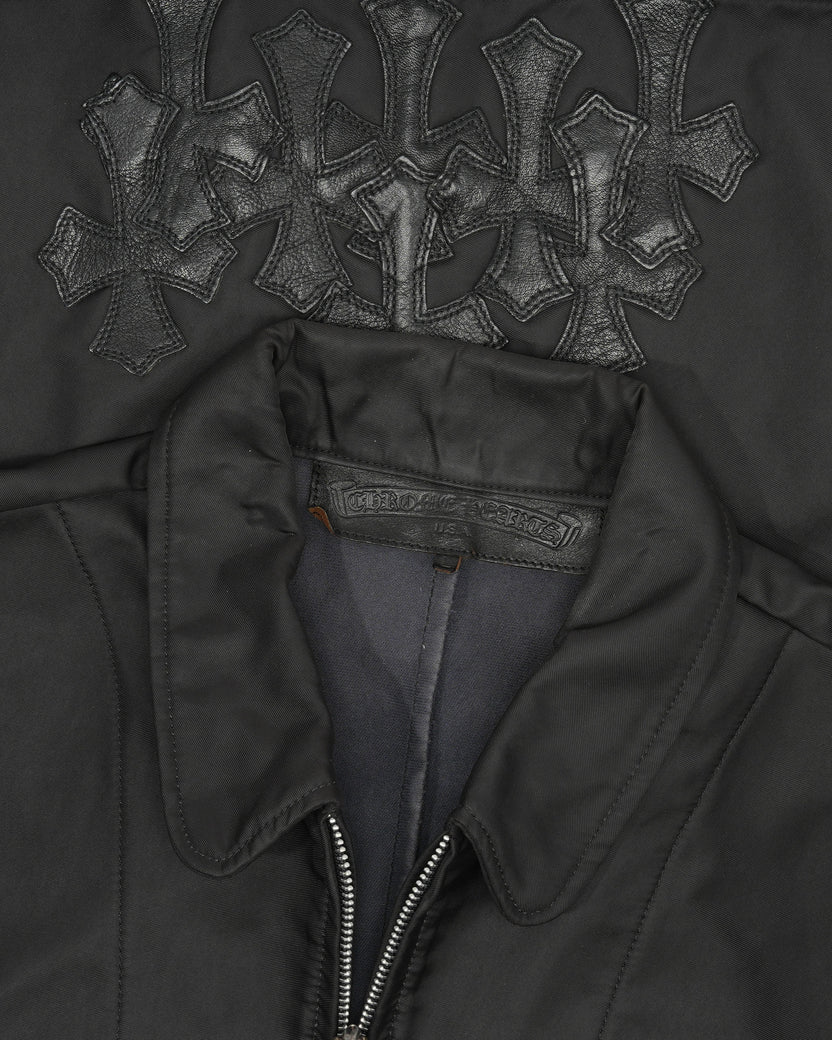 Cemetery Cross Nylon Trucker Jacket