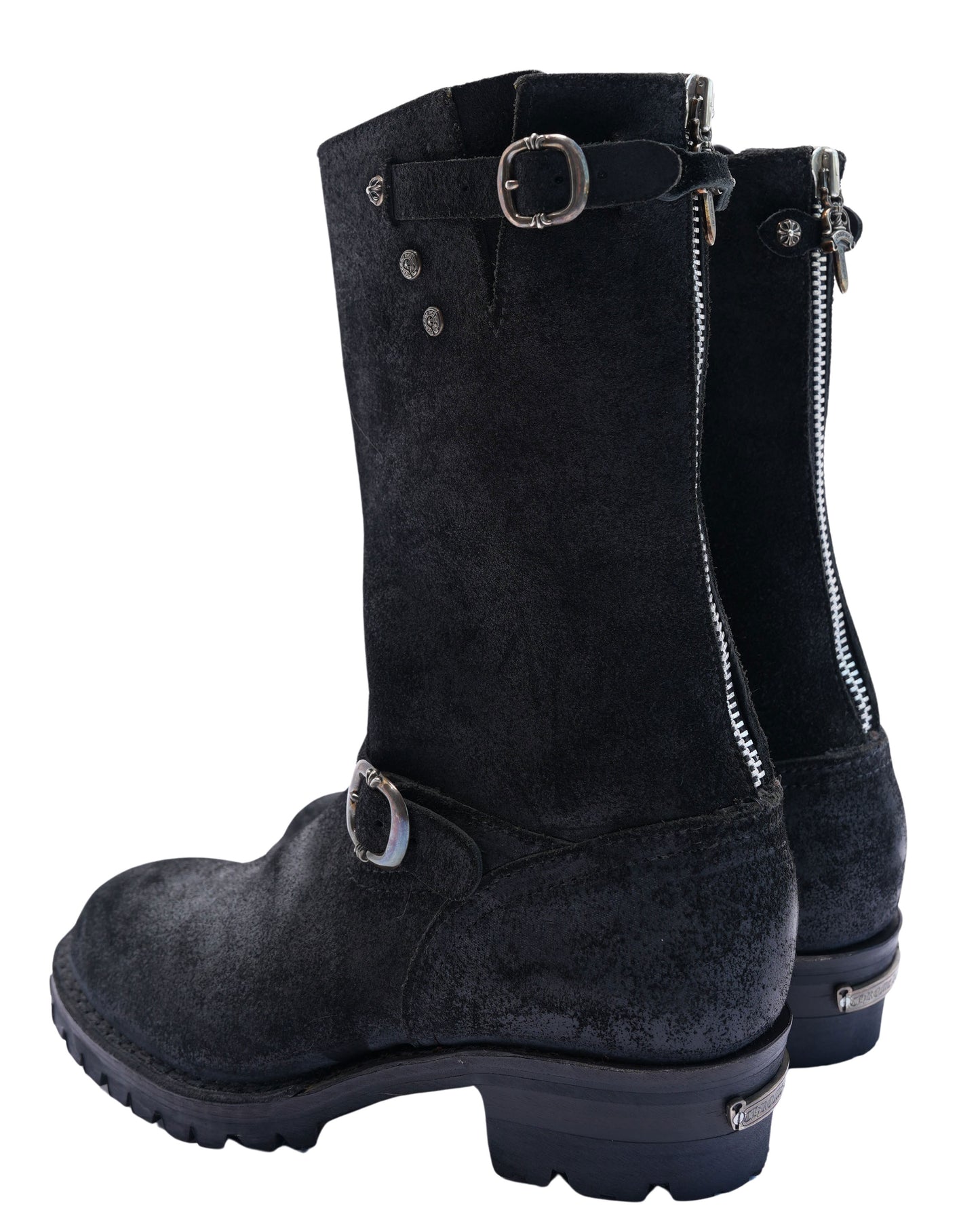 Wesco Reverse Leather Scarecrow Engineer Boots