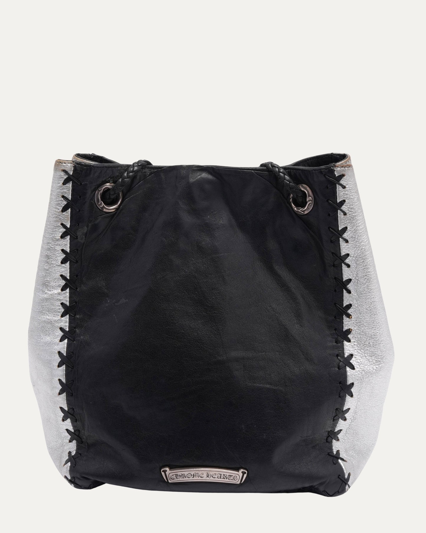 Dagger Embellished Bucket Bag