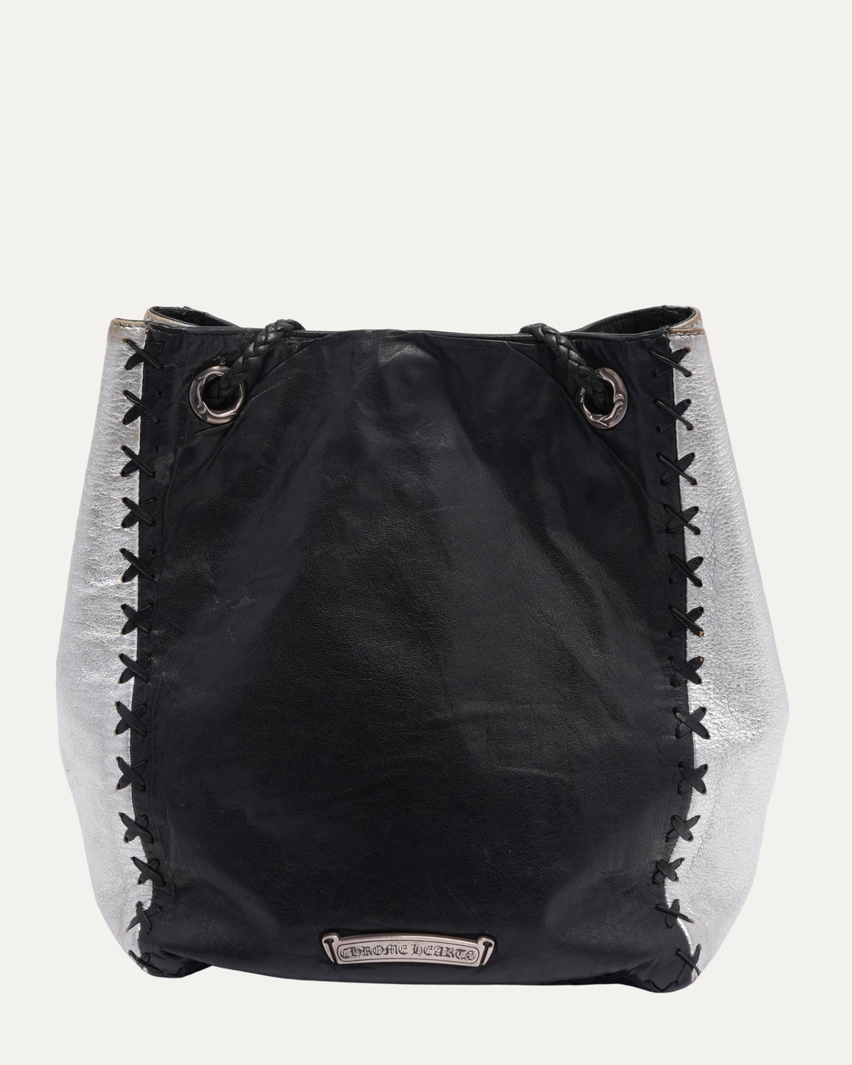 Dagger Embellished Bucket Bag