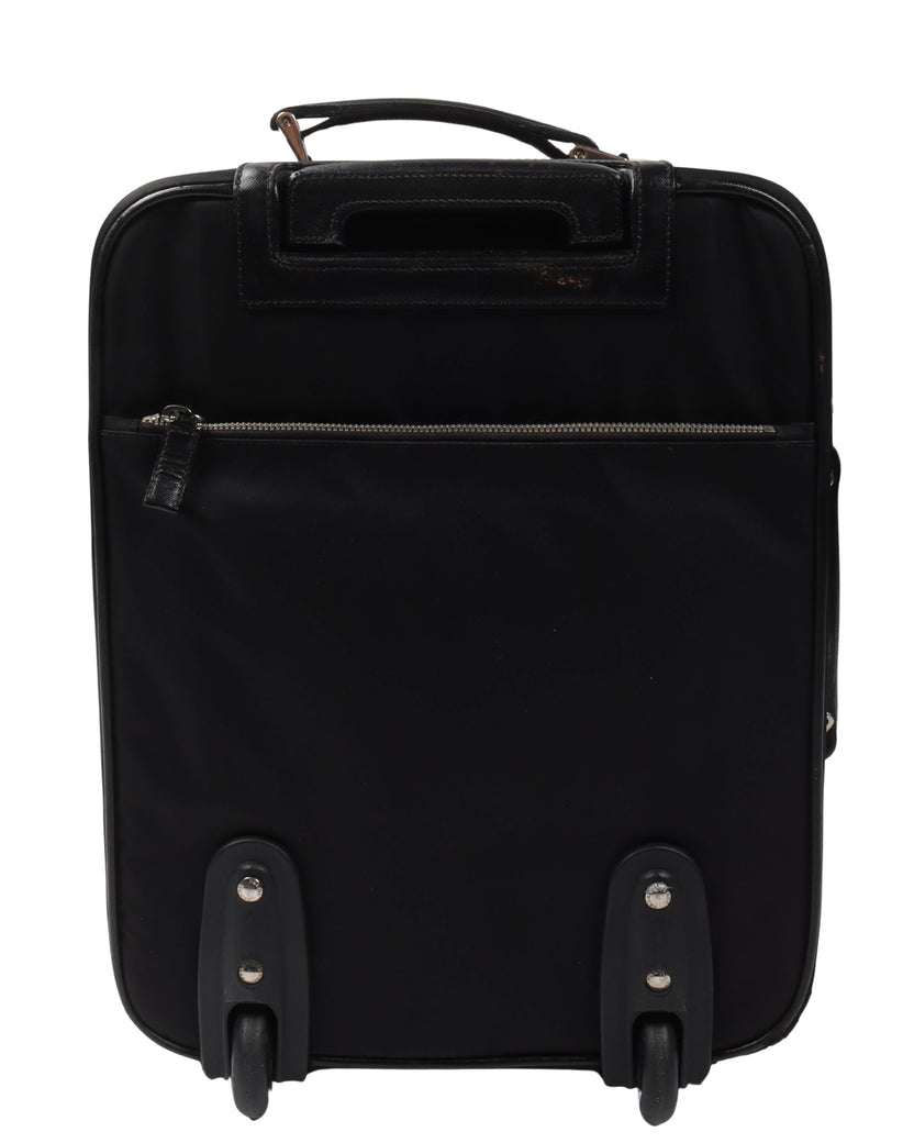 Tessuto & Saffiano Rolling Suitcase