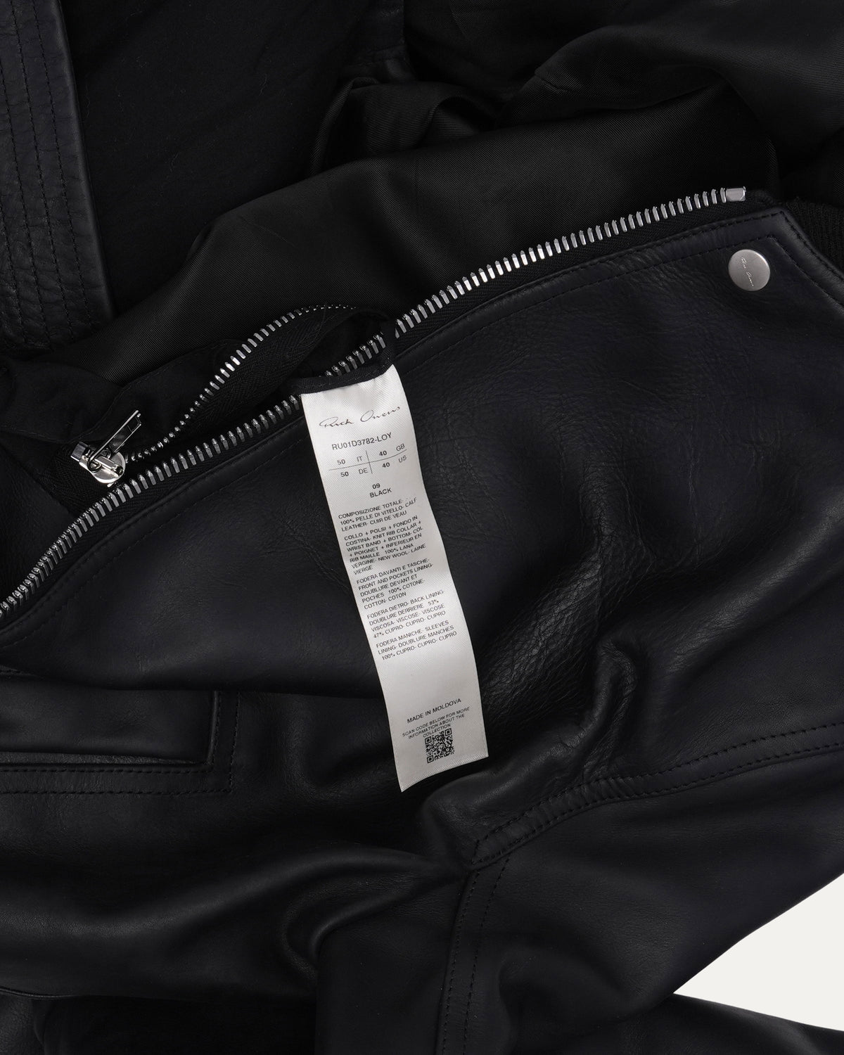 Leather Bomber Jacket