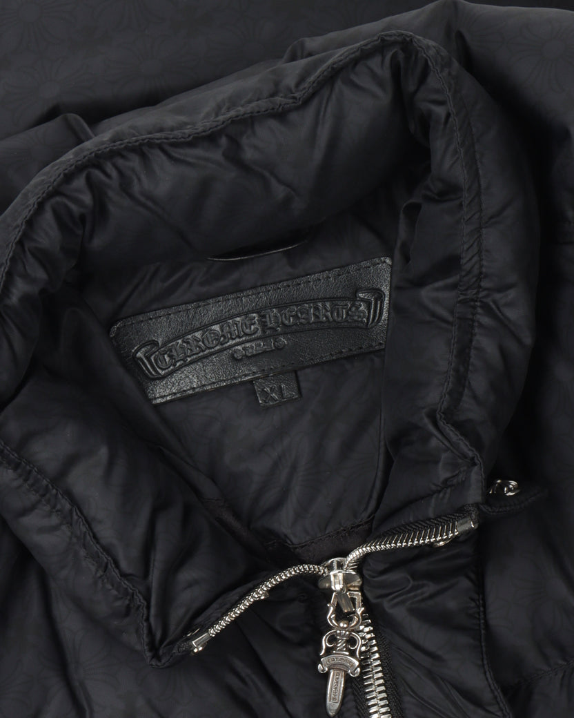 Tonal Monogram Puffer Jacket with Packable Hood