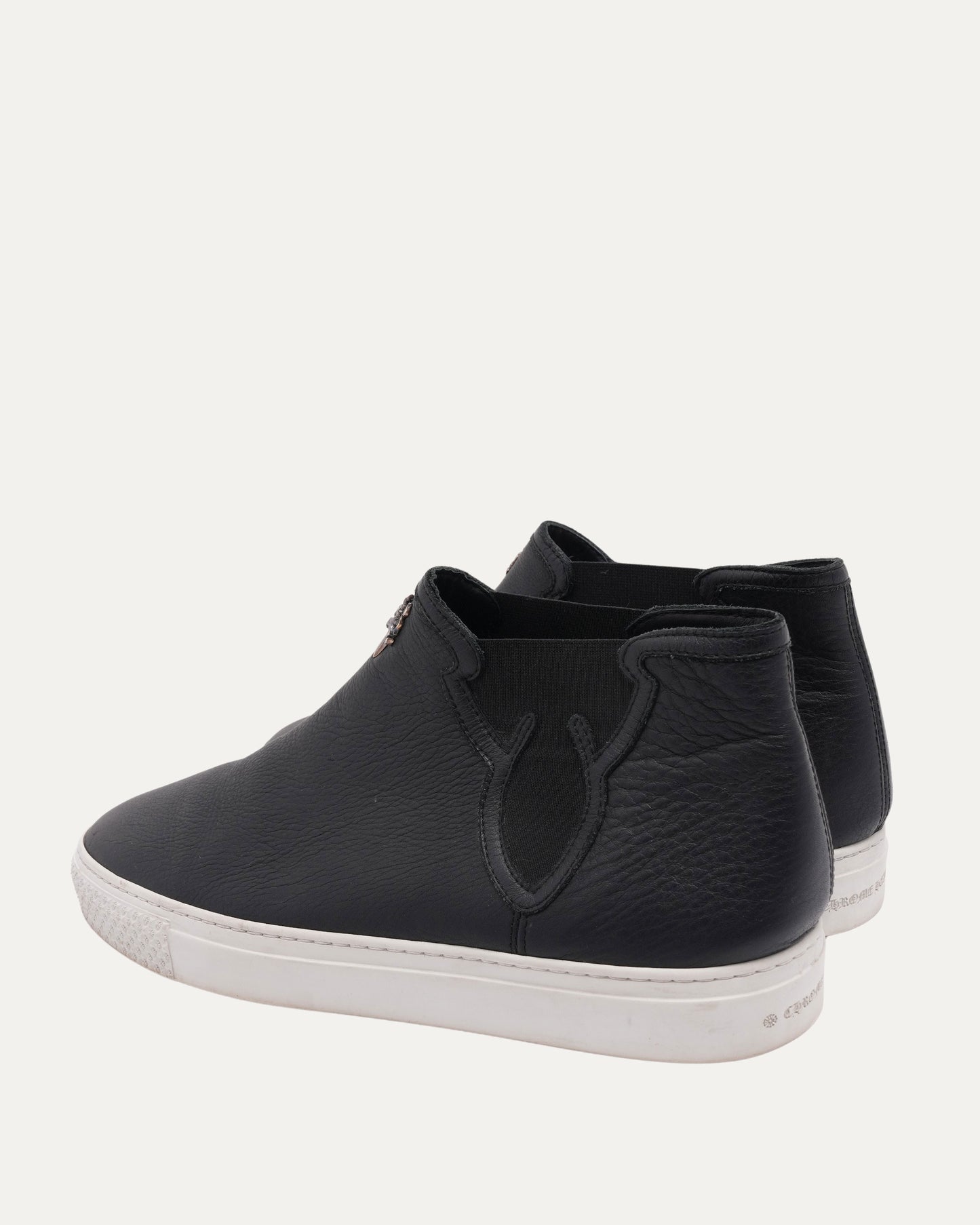 Dagger Embellished Slip On Mid Top Sneakers