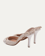 Oblique Heeled Sandals