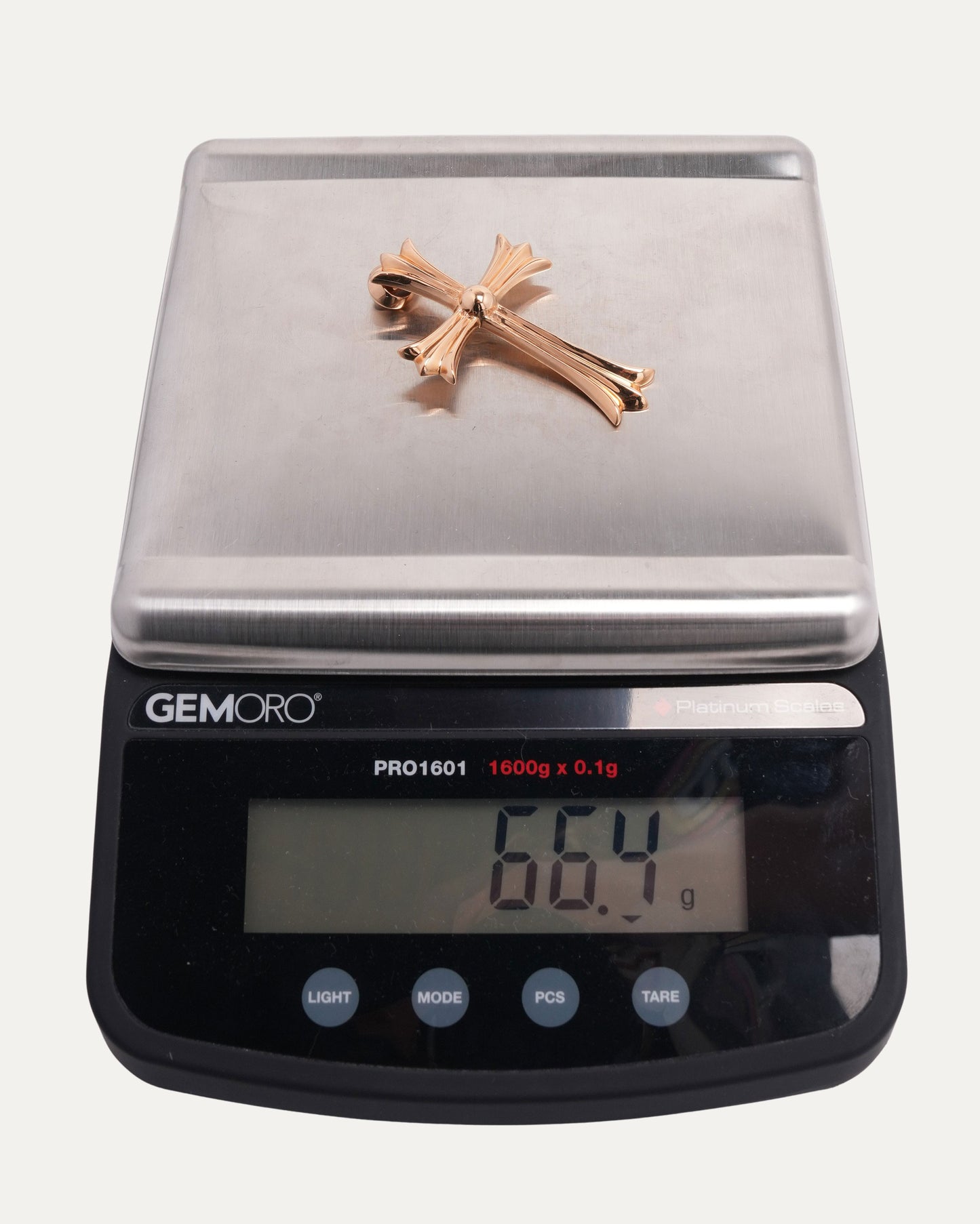 Gold Large Cross Pendant
