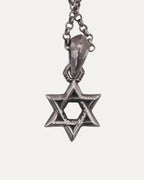 Diamond Star of David Necklace