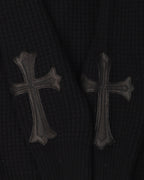 Cashmere Cross Patch Sweater