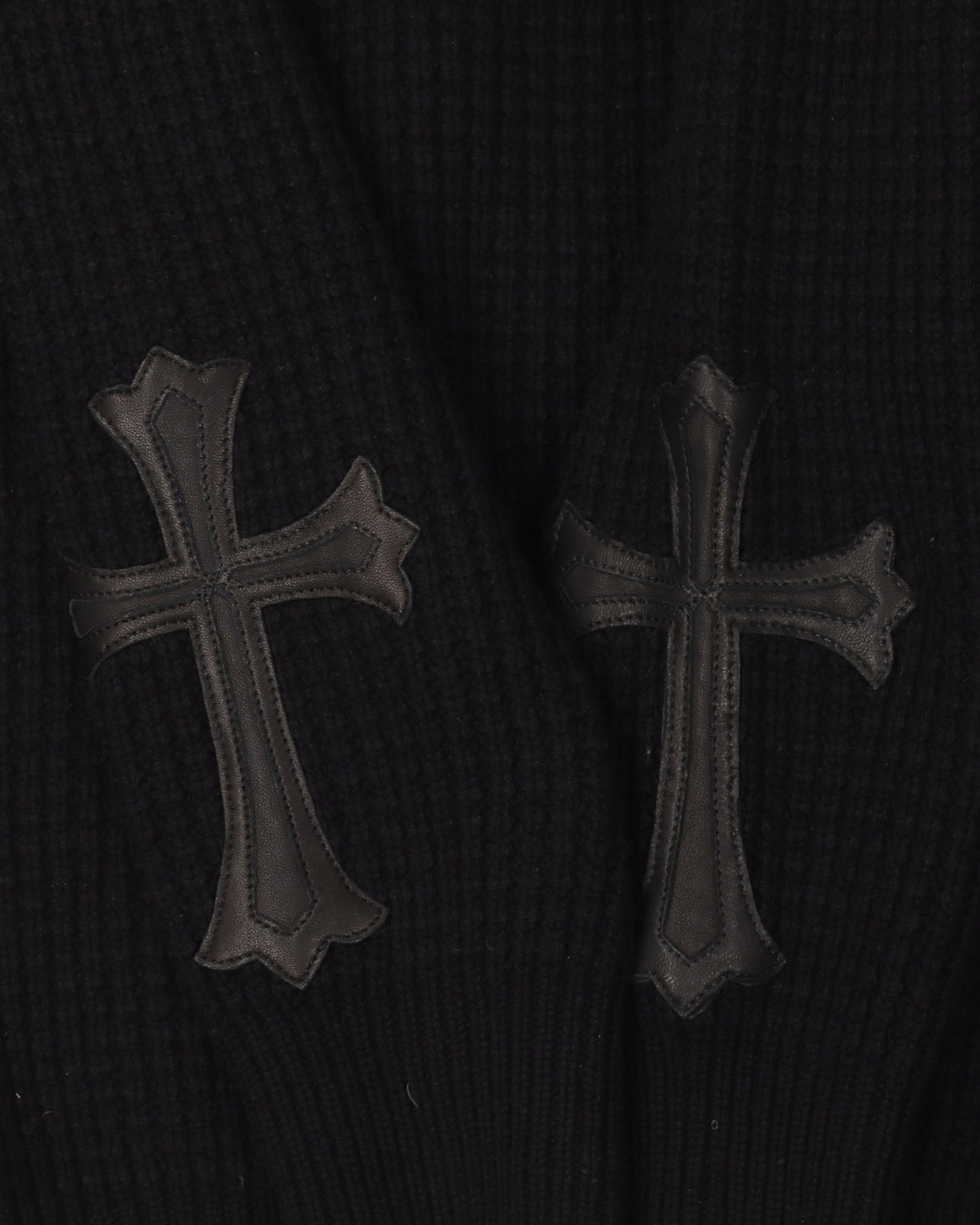 Cashmere Cross Patch Sweater
