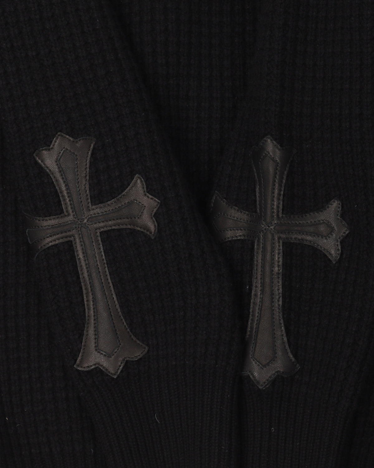 Cashmere Cross Patch Sweater