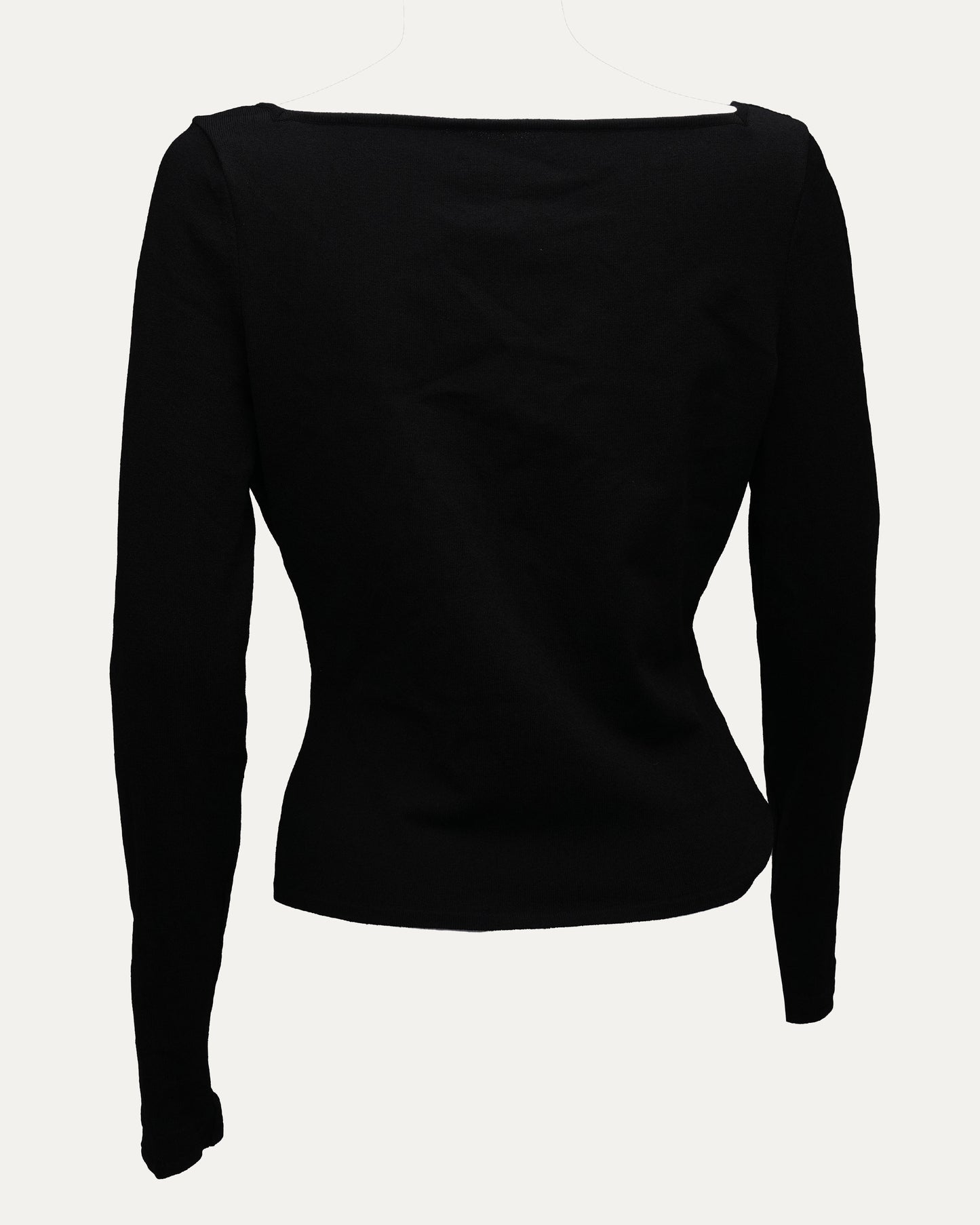 SS 1998 Leather Strap "G" Buckle Long Sleeve Top