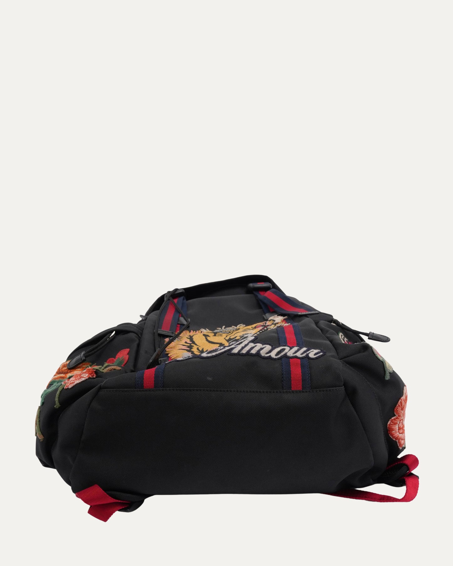 L'Aveugle Par Amour Techno Canvas Embroidered Backpack