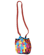 Guanabana Silver Embellished Cross Patch Bag