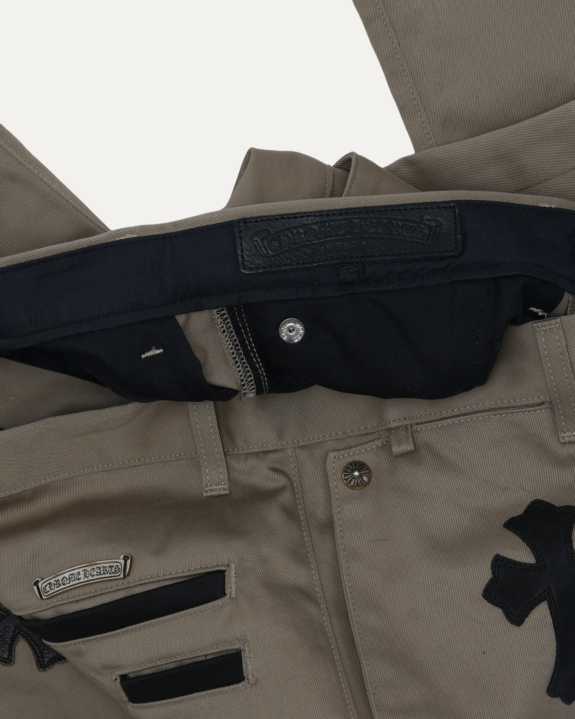 Cross Patch Chino Pants