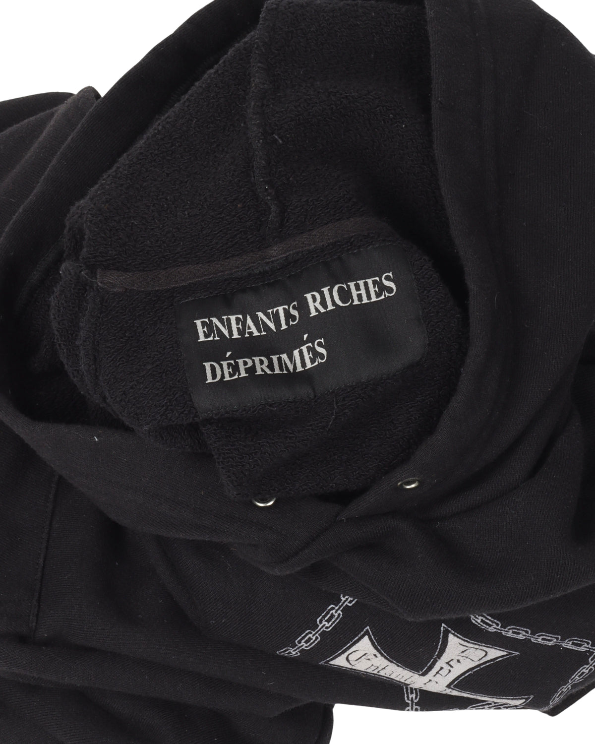 "Croix Avec des Roses" Iron Cross Hoodie