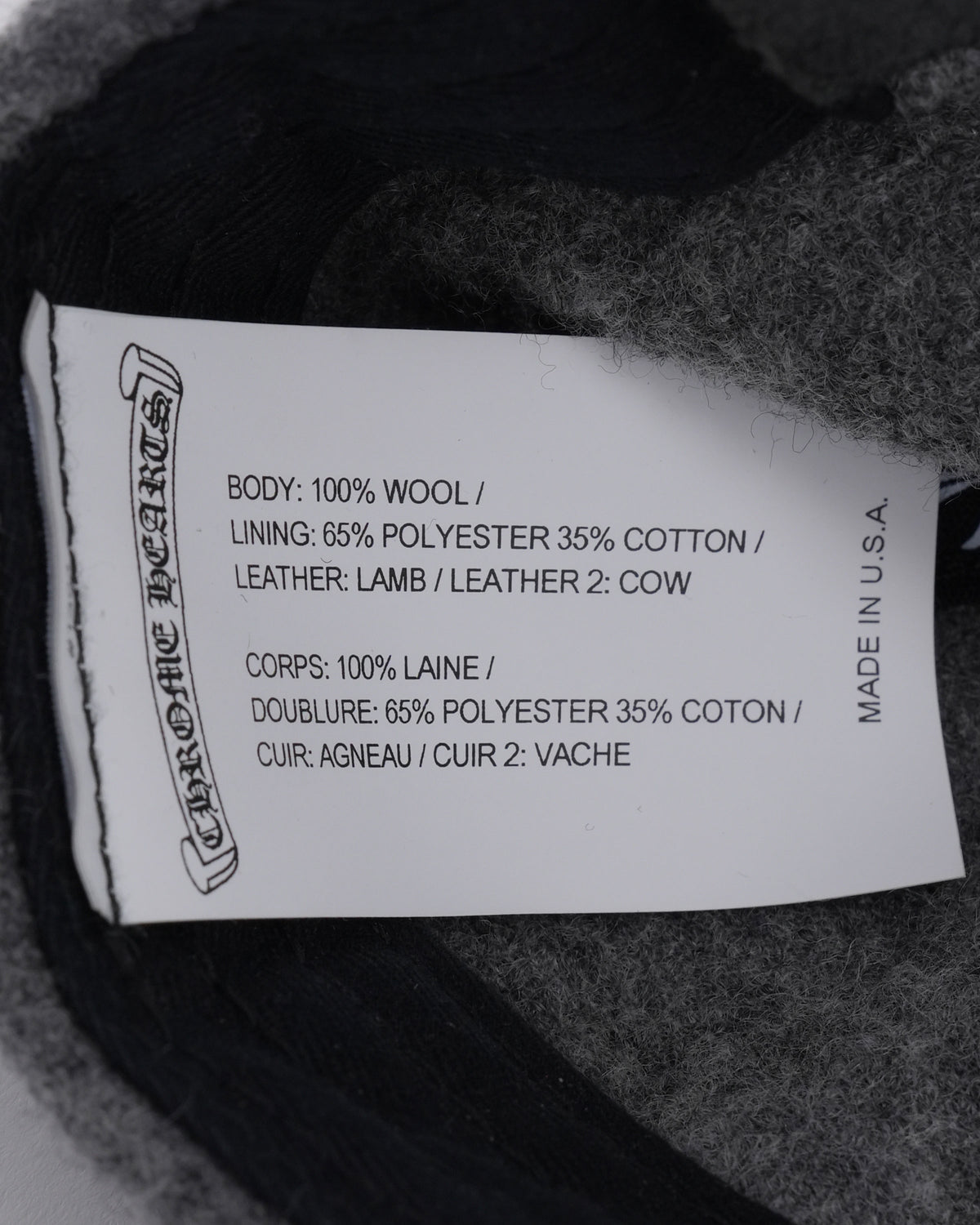 Wool CH Patch Hat