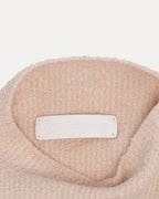 Cross Patch Mock Neck Sweater