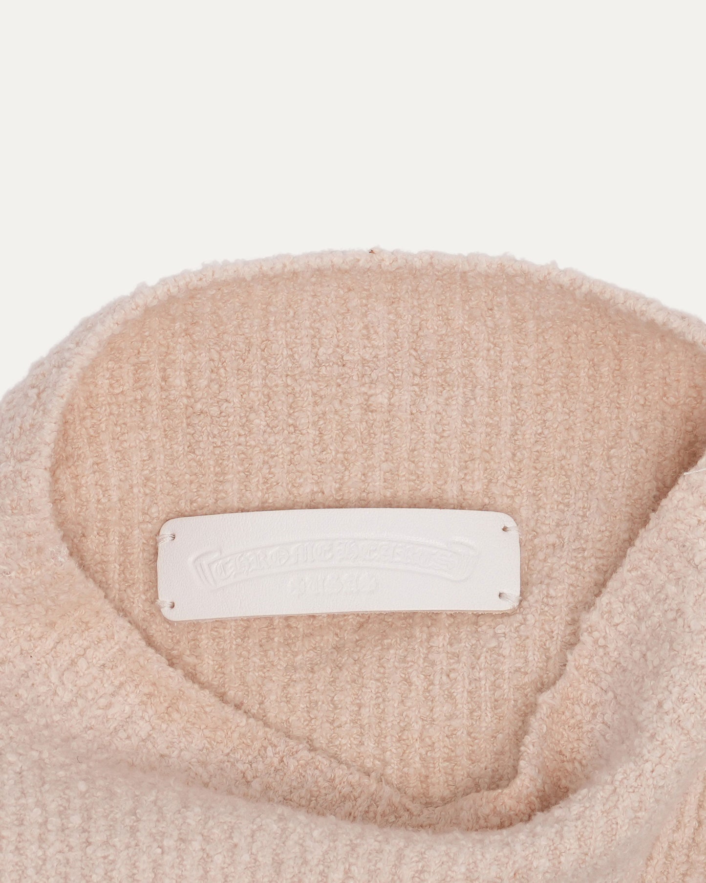 Cross Patch Mock Neck Sweater