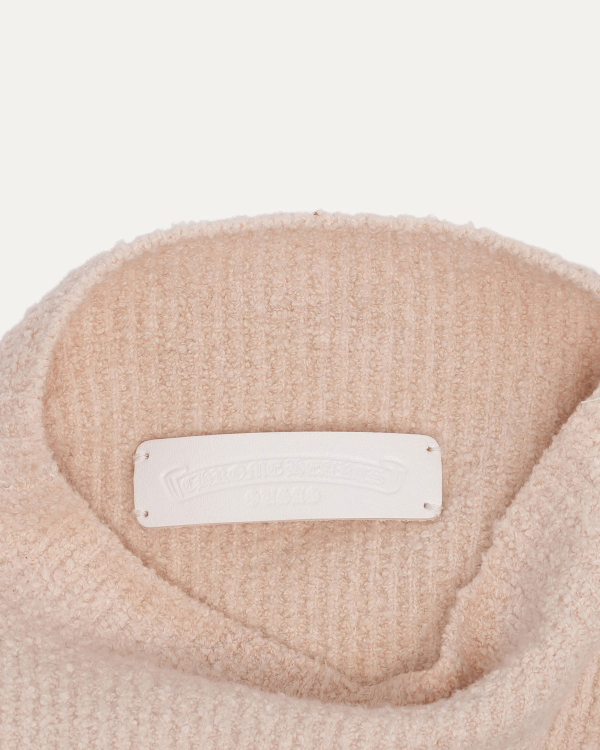 Cross Patch Mock Neck Sweater