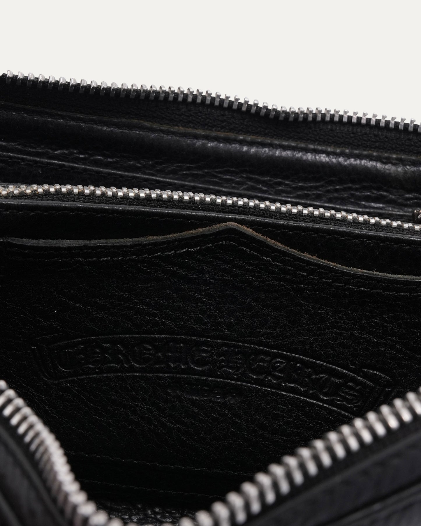 Embellished Cross Patch Long Zip Wallet