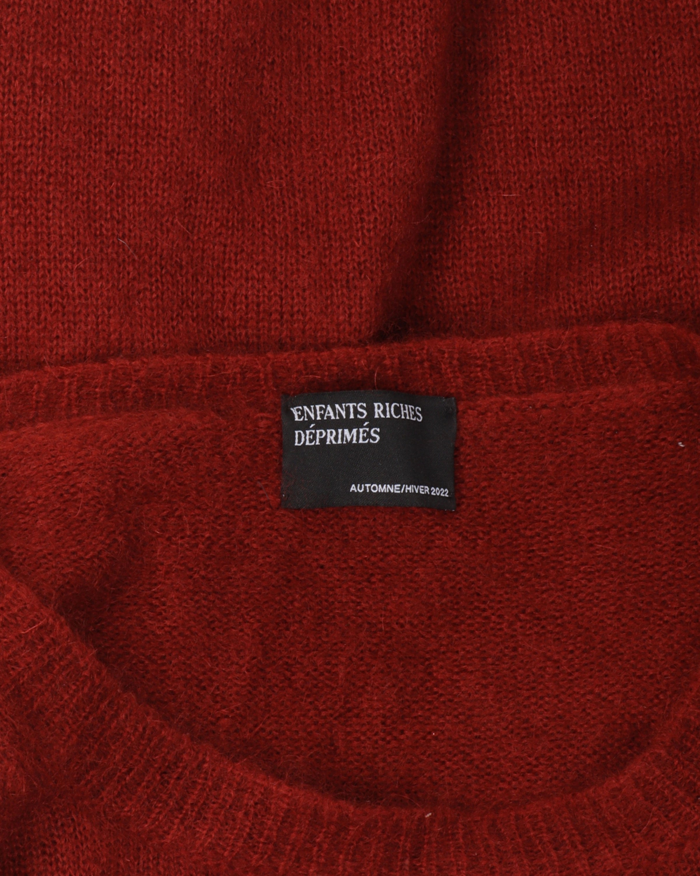 AW22 Intarsia-Knit Mohair Sweater