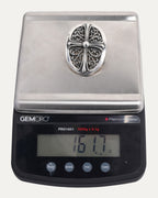 Oval Cross Belt Buckle
