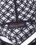 Patterned Knit Hoodie