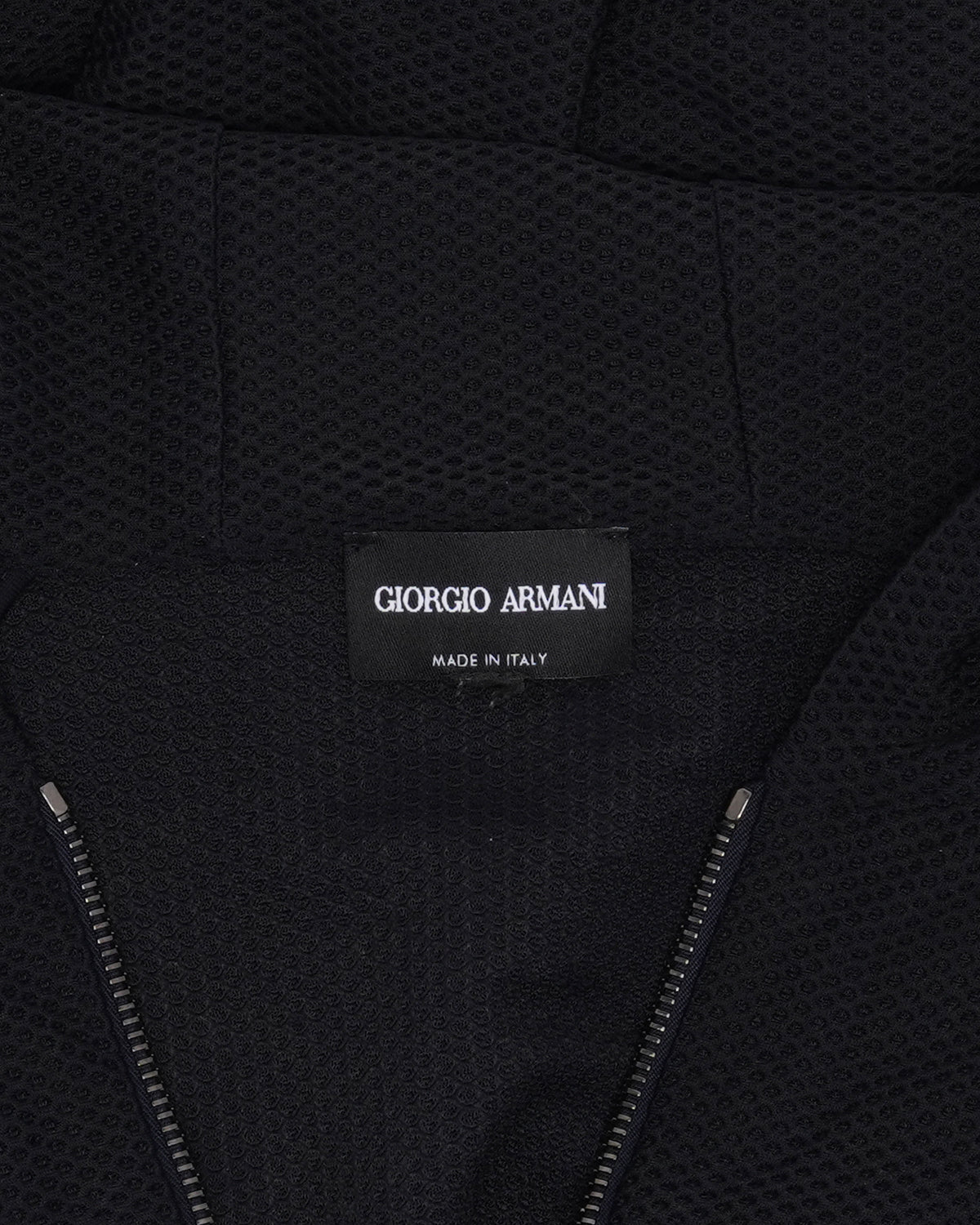 Mesh Zip Up Hoodie