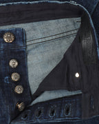Indigo Cross Patch Jeans
