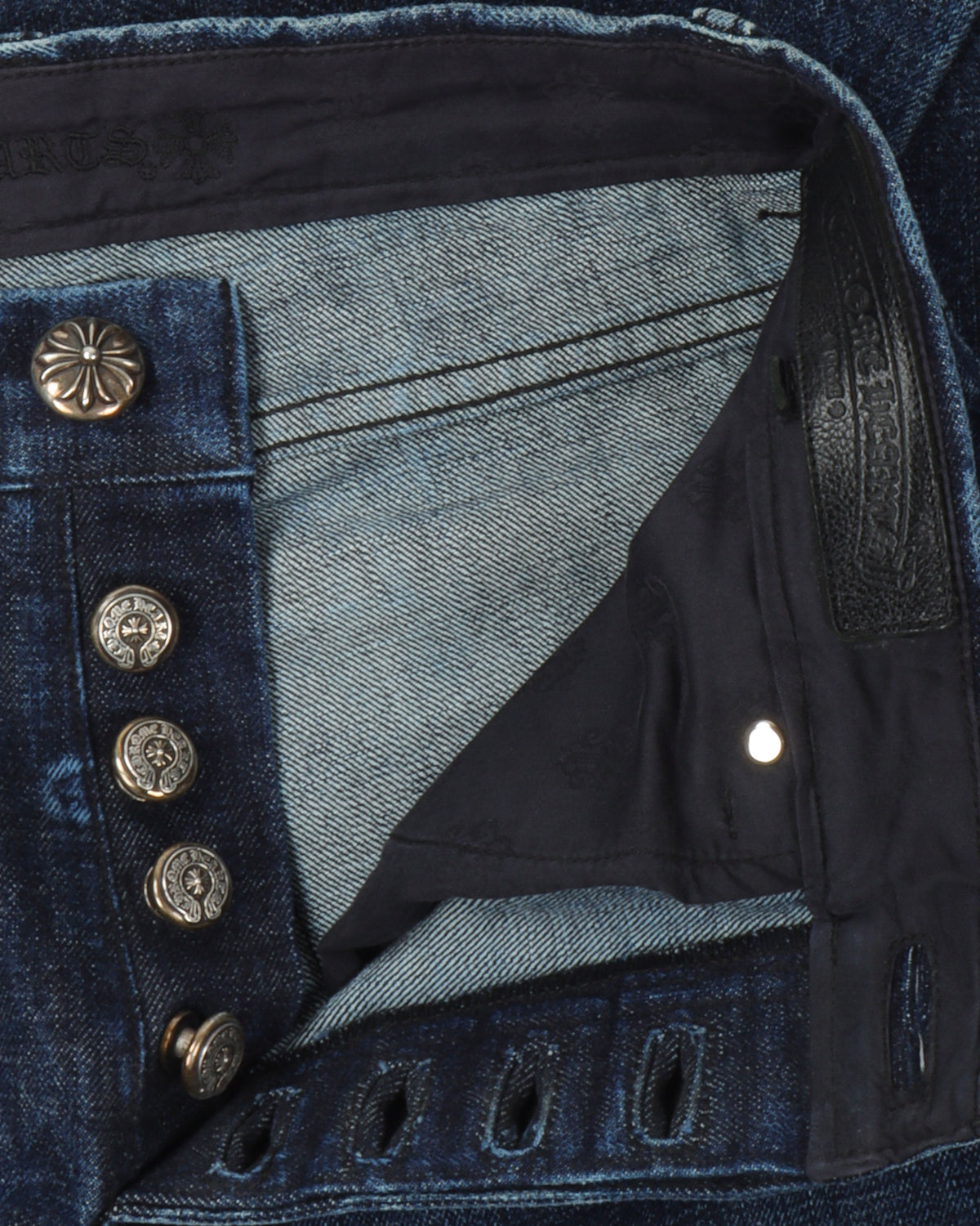 Indigo Cross Patch Jeans